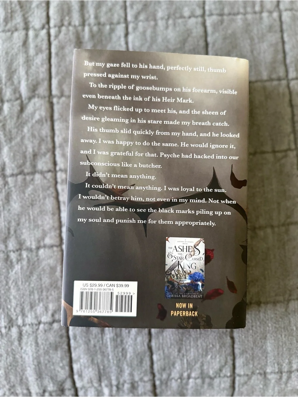 The Songbird & The Heart of Stone by Carissa Broadbent - Decorative Hardcover - Picture 2 of 2
